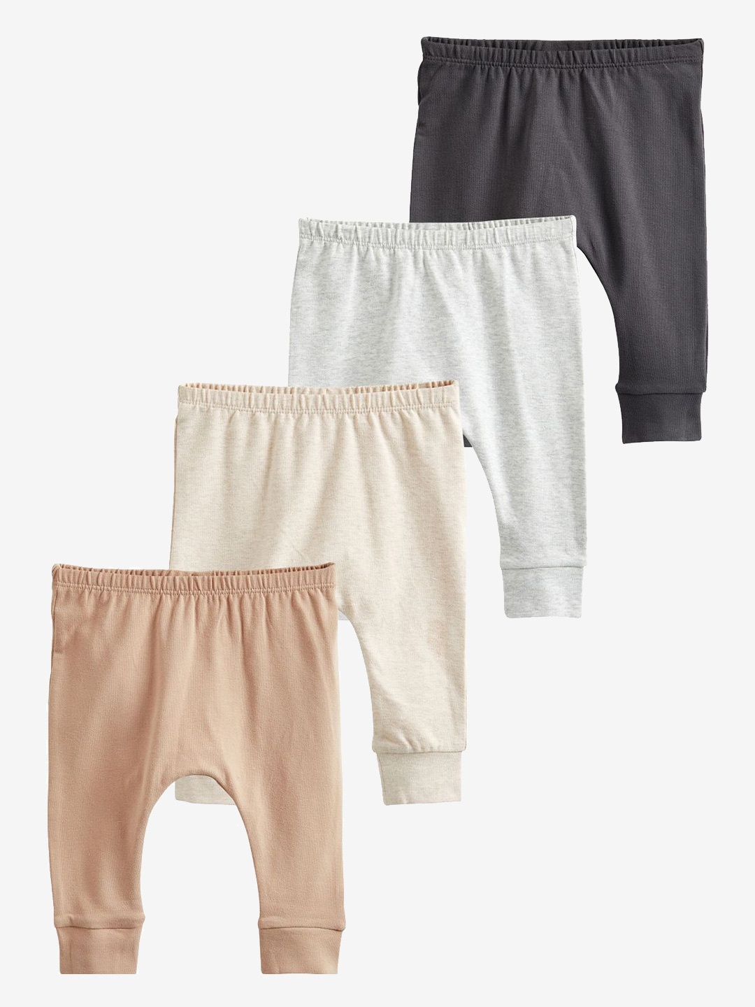 

NEXT Infants Pack of 4 Leggings, Beige
