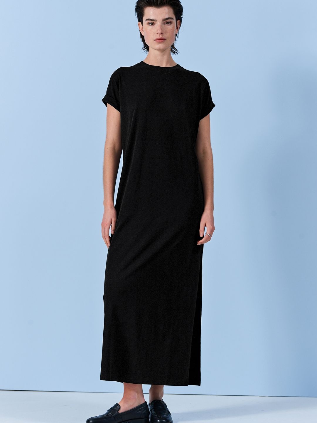 

NEXT Solid Maxi Dress, Black