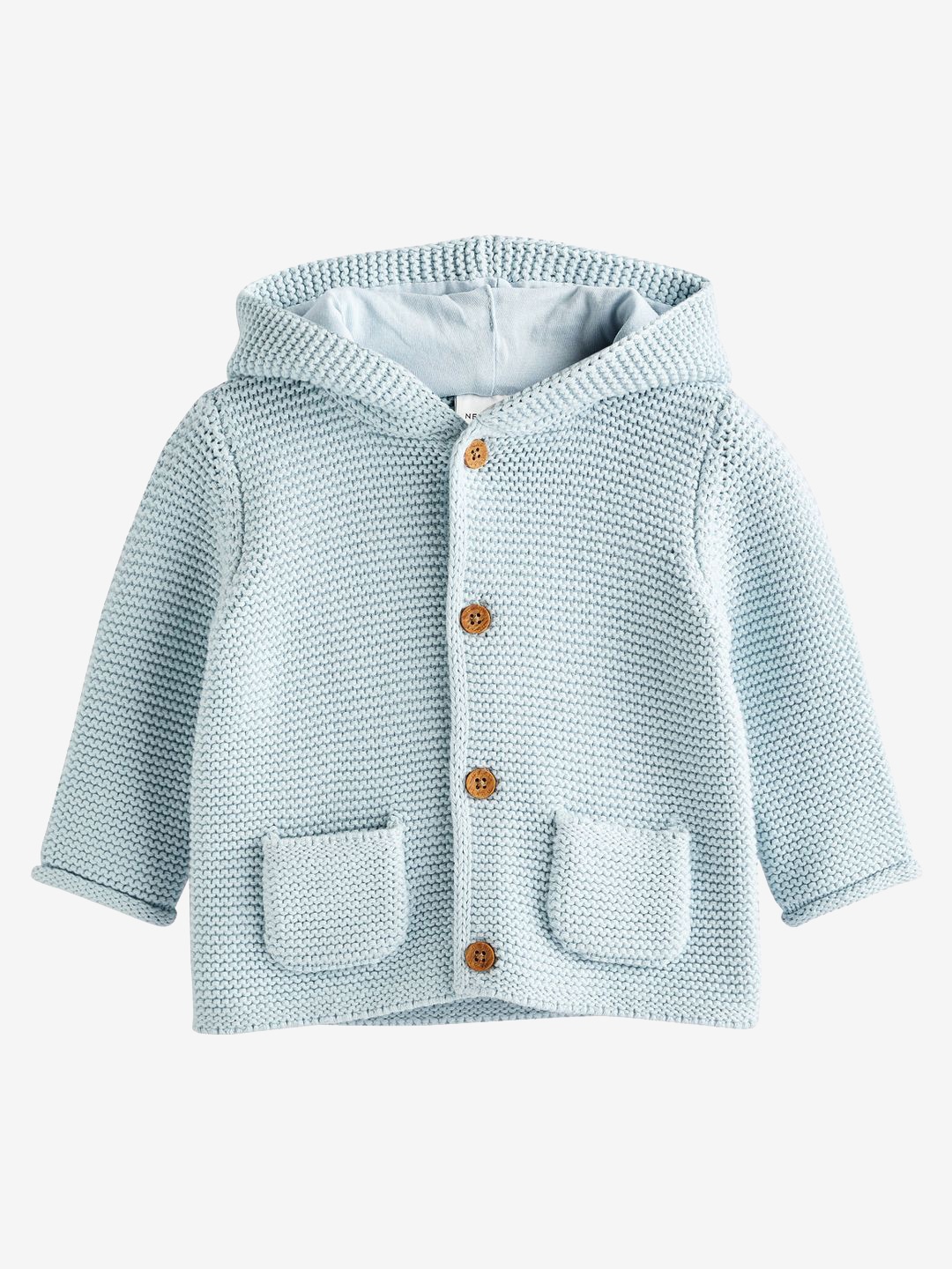 

NEXT Infant Boys Pure Cotton Knitted Cardigan, Blue