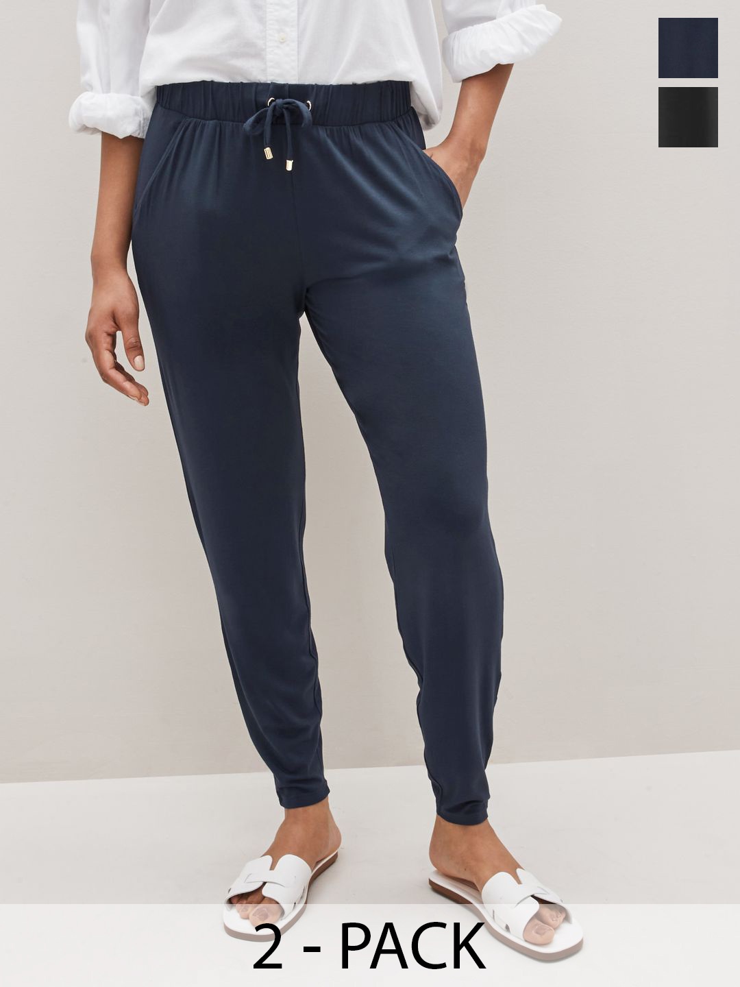 

NEXT Women Pack Of 2 Track Pants, Blue