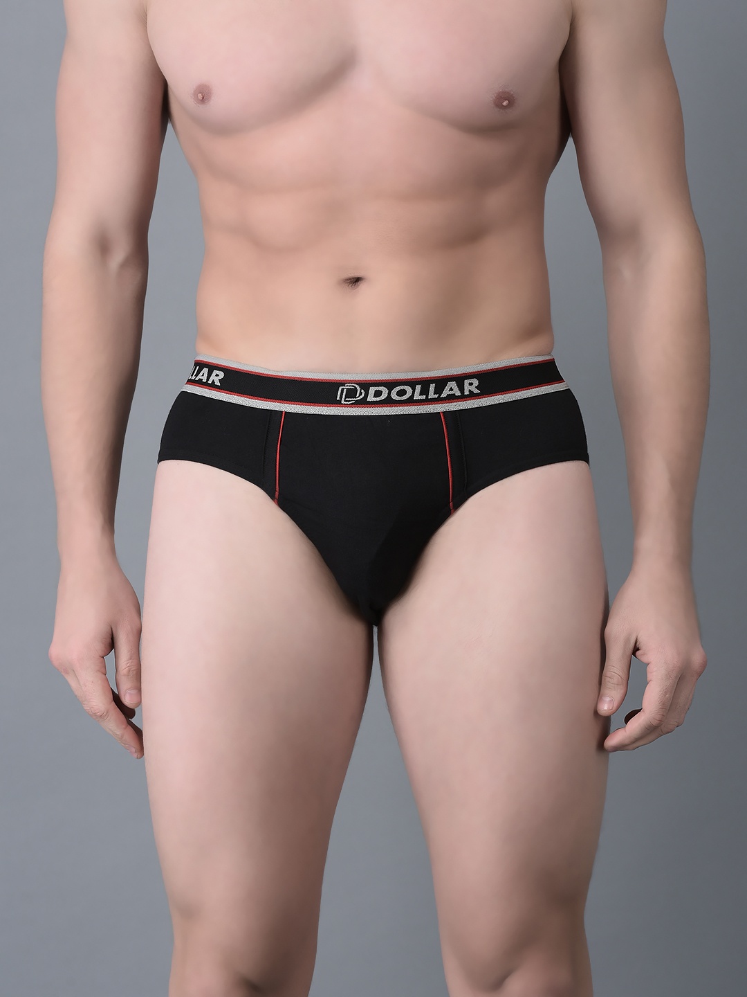 

Dollar Bigboss Men Assorted Cotton Basic Briefs MBBR-04-MDSTE-PO1-CO2-S24