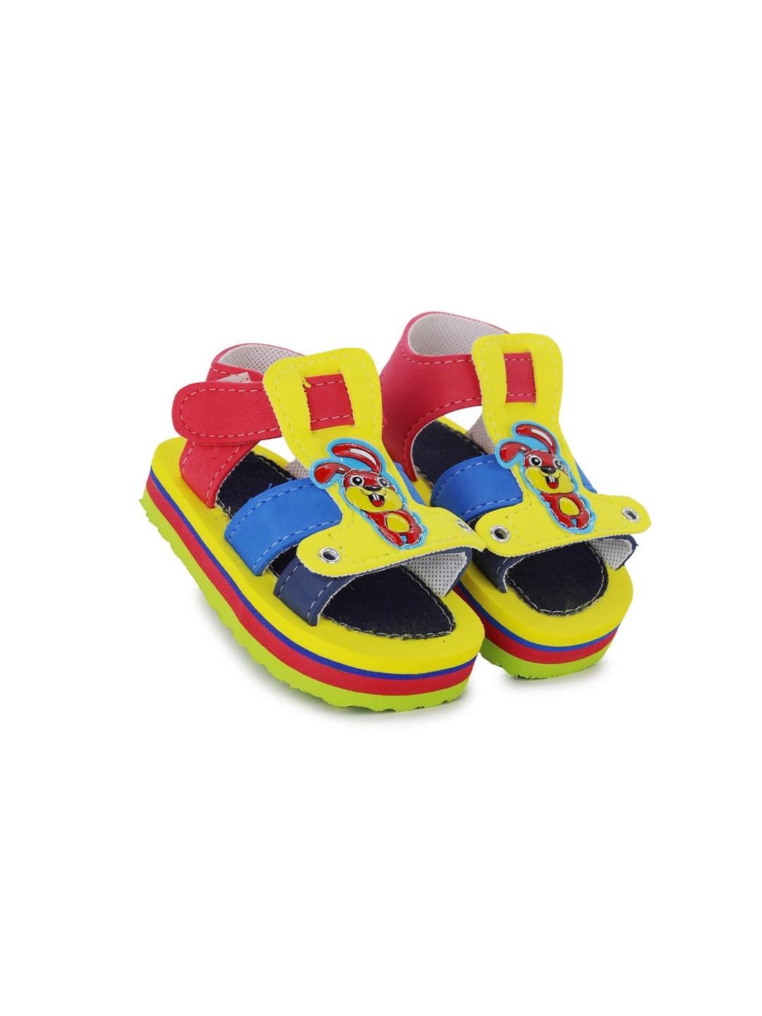 

BAESD Infants Printed Musical Comfort Sandals, Yellow