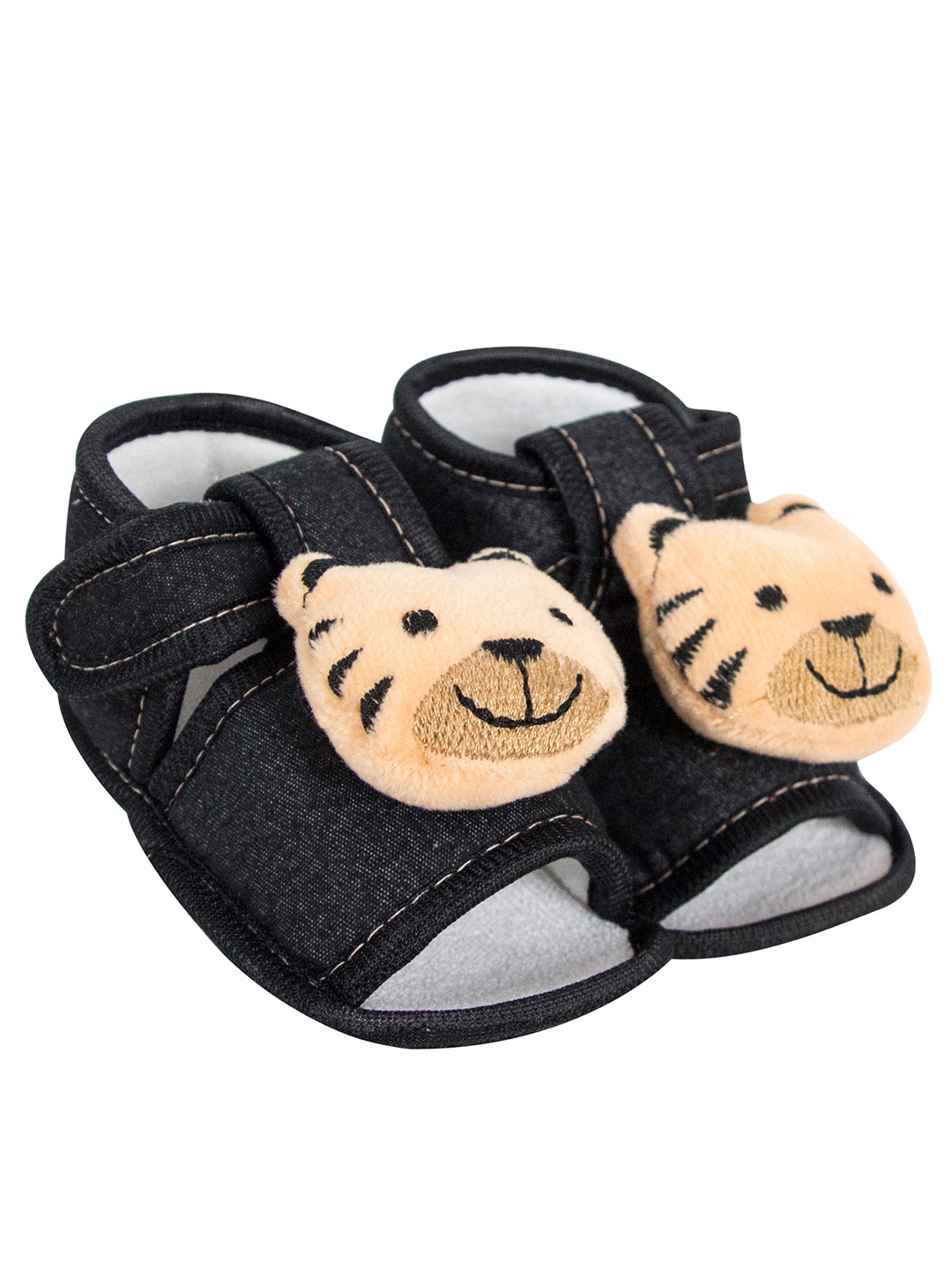 

BAESD Infants Printed Cotton Booties, Beige