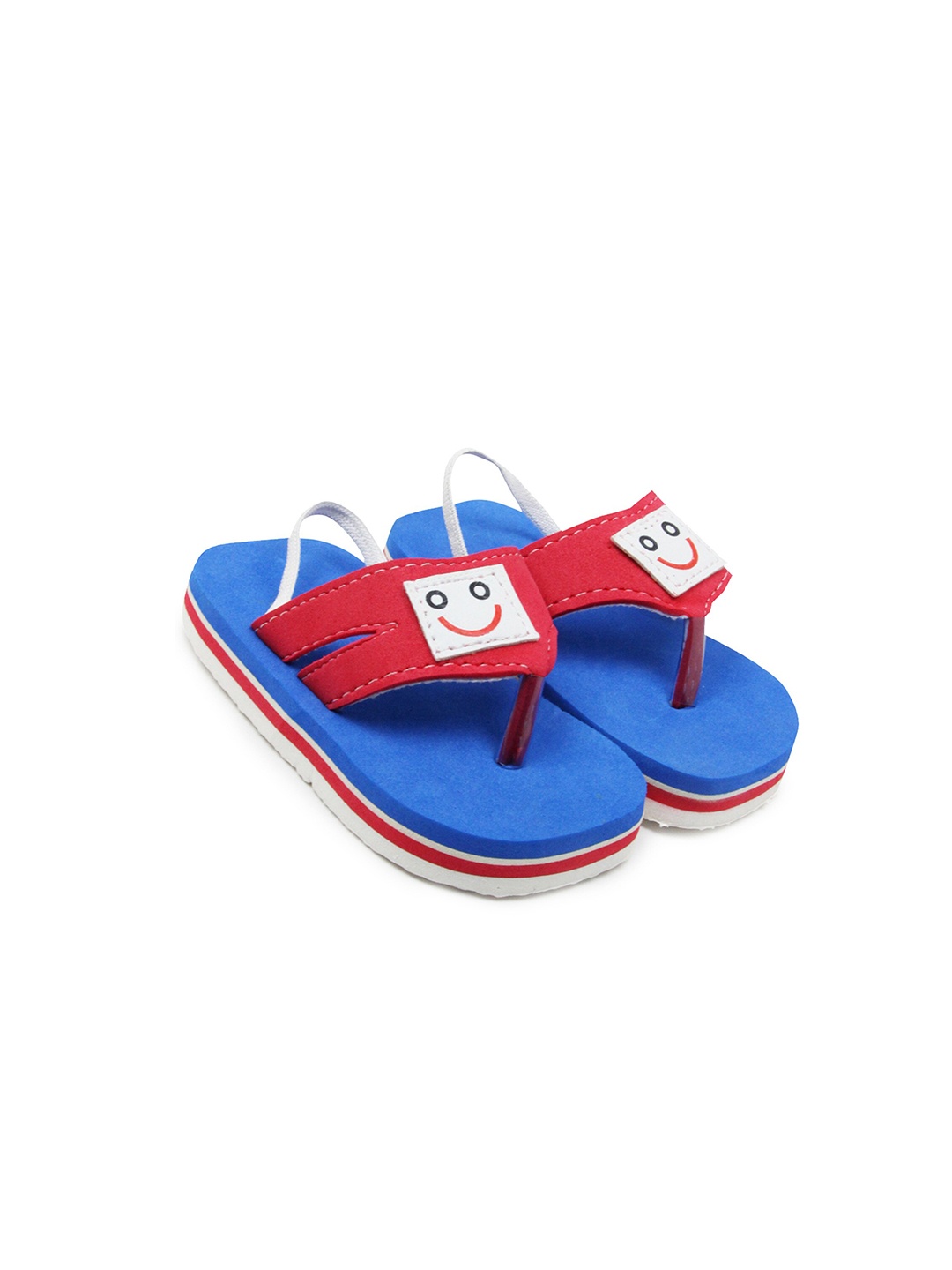 

BAESD Infants Printed Musical Anti Skid Thong Flip Flop, Blue