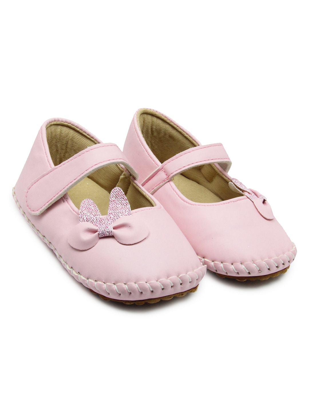 

BAESD Infants Girls Bow Detail Booties, Pink