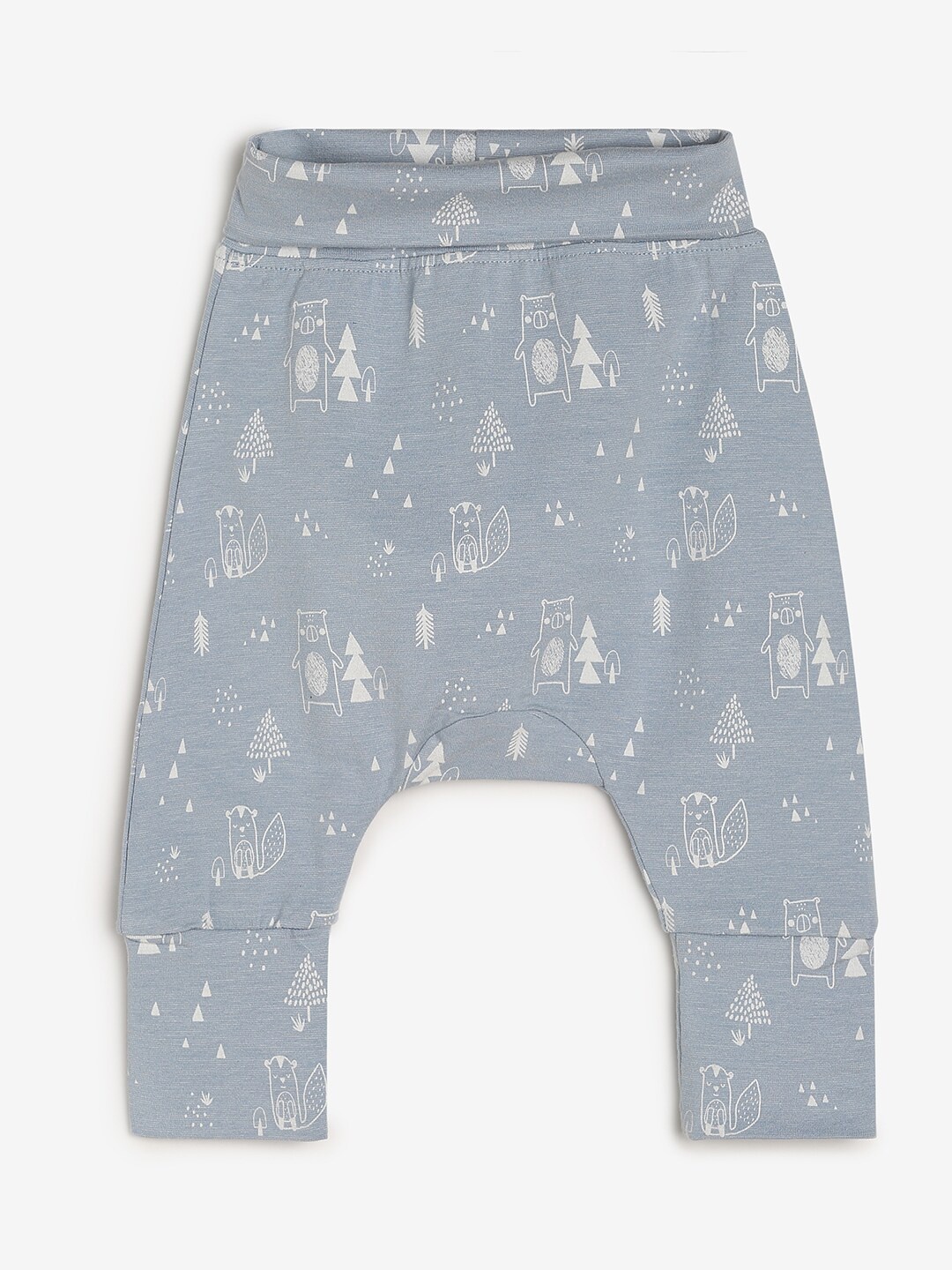 

CHAYIM Infants Mid-Rise Printed Joggers, Blue