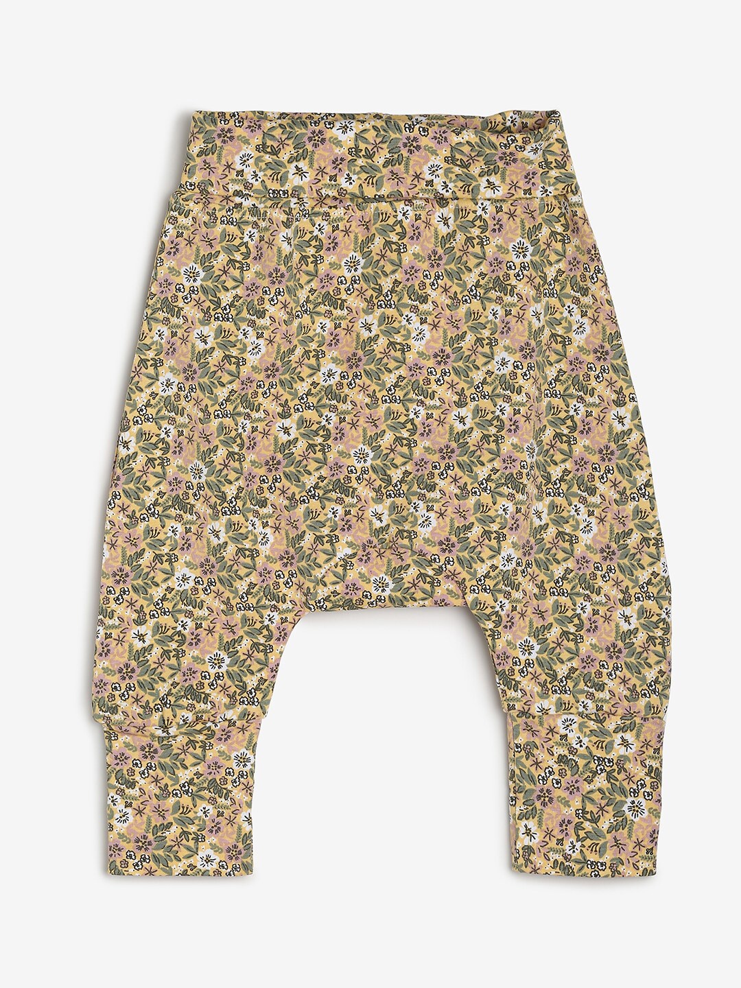 

BAESD Infants Printed Mid-Rise Lounge Joggers, Yellow