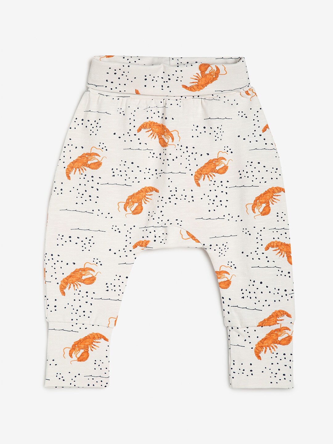 

BAESD Infants Printed Mid-Rise Lounge Pants, White