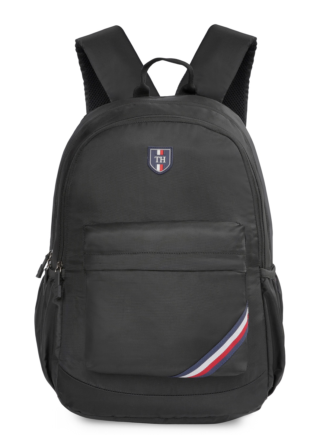 

Tommy Hilfiger Nadal Unisex Brand Logo Backpack - 31 L, Black