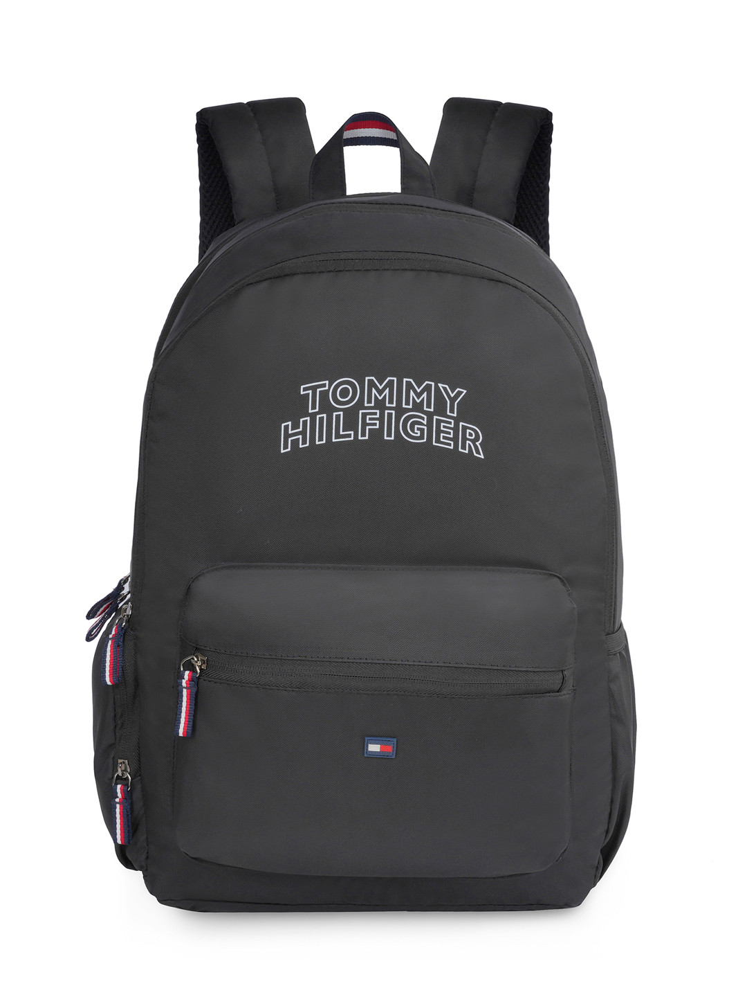 

Tommy Hilfiger Foxtail Unisex Brand Logo Backpack, Black