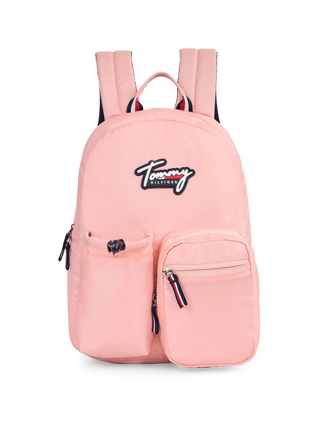 

Tommy Hilfiger Unisex Typography Printed Backpack-10 L, Pink