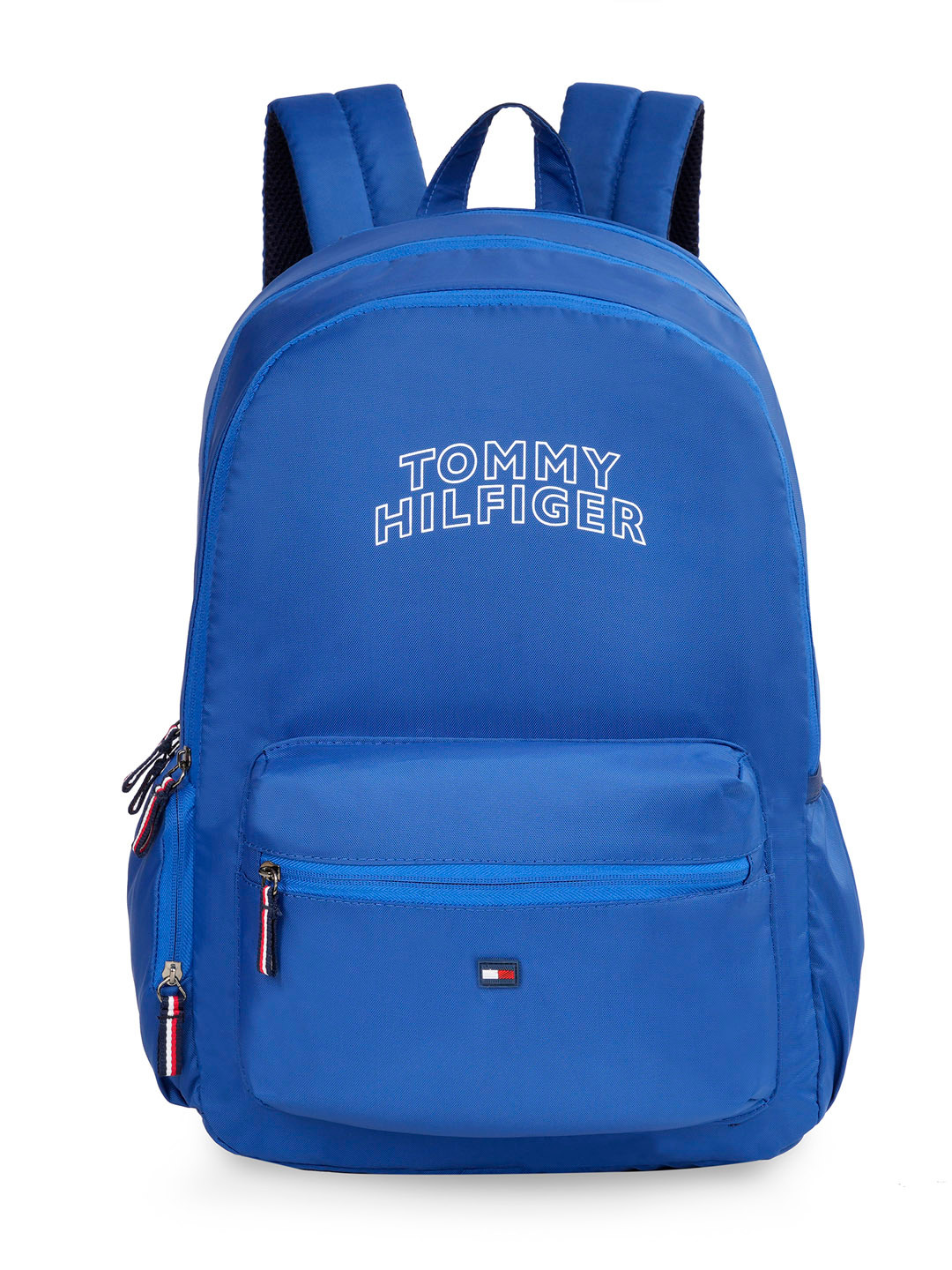 

Tommy Hilfiger Unisex Non-Padded Brand Logo Backpack 29 L, Blue