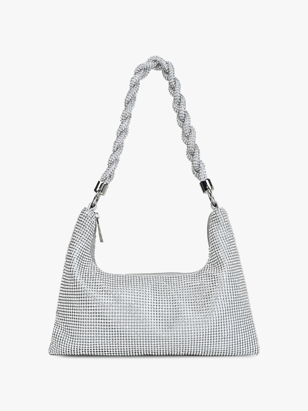 

ALDO Textured Swagger Shoulder Bag, Silver