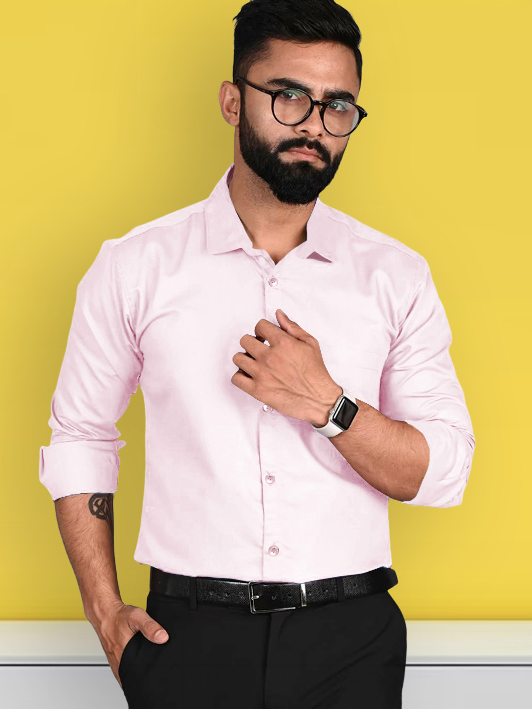 

Ethnic basket Men Multicoloured Standard Opaque Formal Shirt, Multi