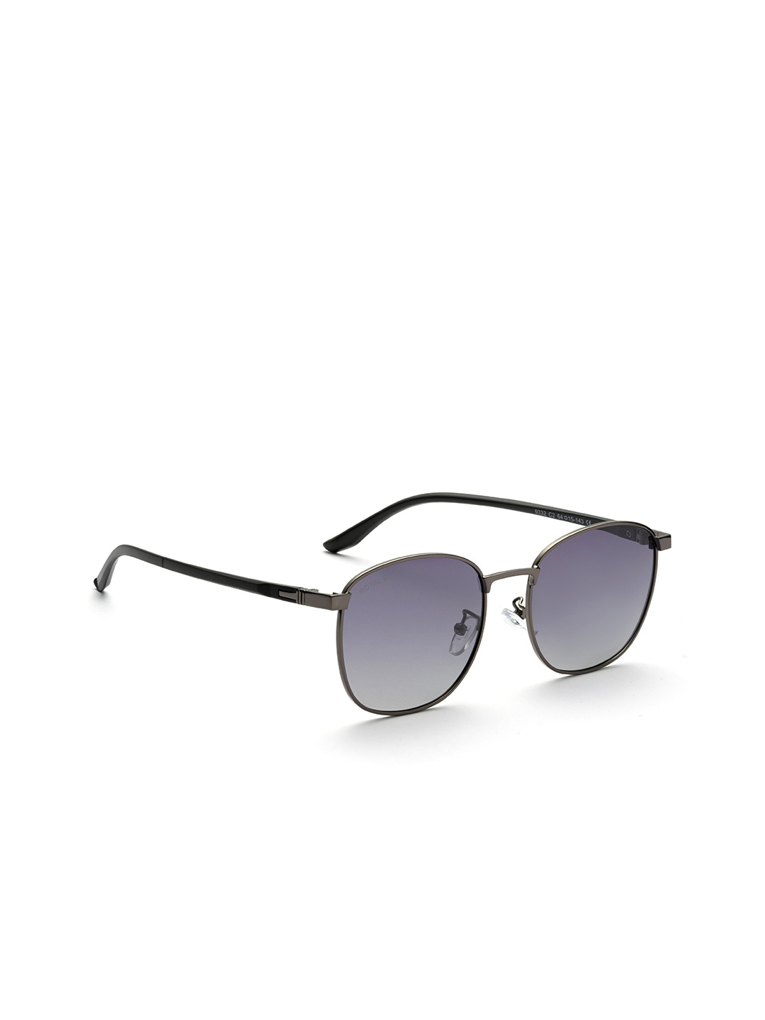 

ROYAL SON Men Square Sunglasses with Polarised and UV Protected Lens CHI00174-C1, Black