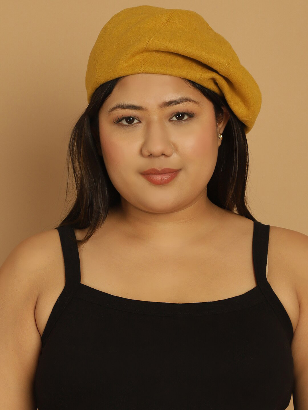 

theRebelinme Women Ascot Cap, Mustard