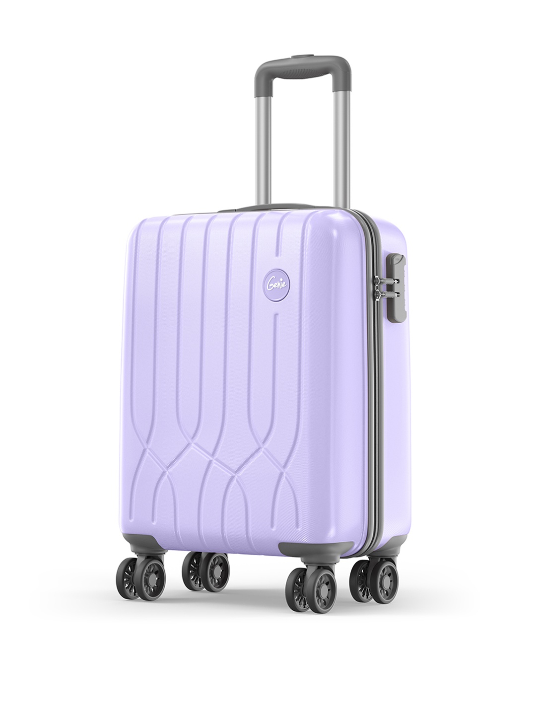 

Genie Swing Hard-Sided Cabin Trolley Suitcase- 56 cm, Lavender
