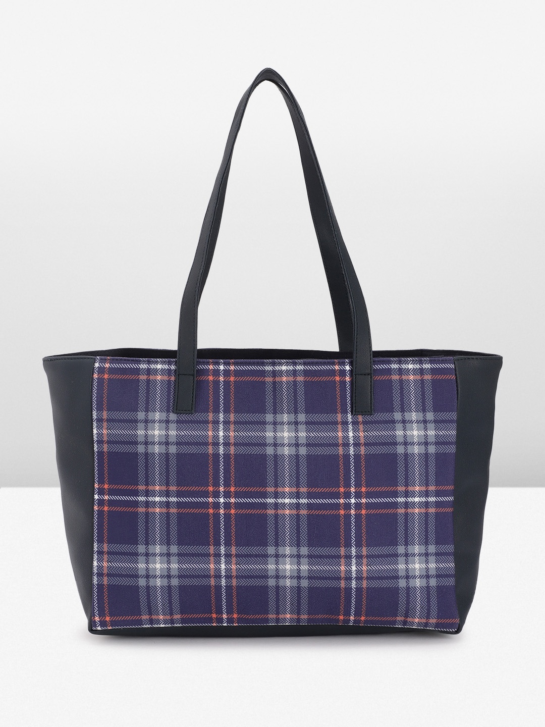 

Mast & Harbour Printed Oversized Shopper Tote Bag, Navy blue