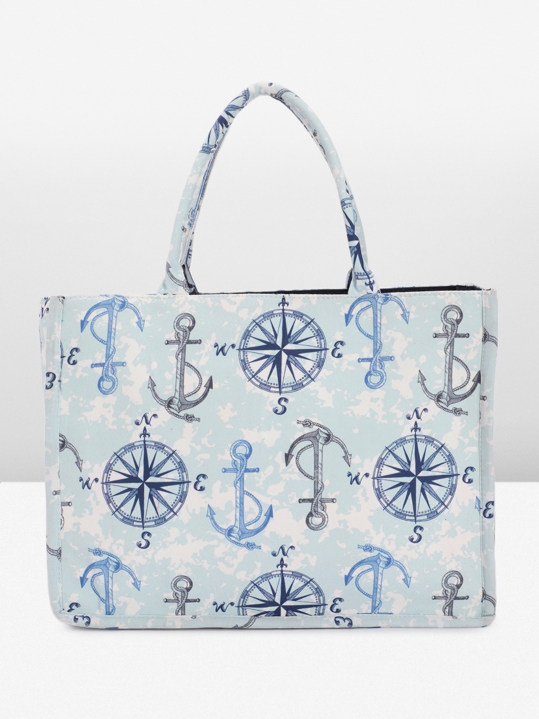 

Mast & Harbour Printed Oversized Shopper Tote Bag, Grey