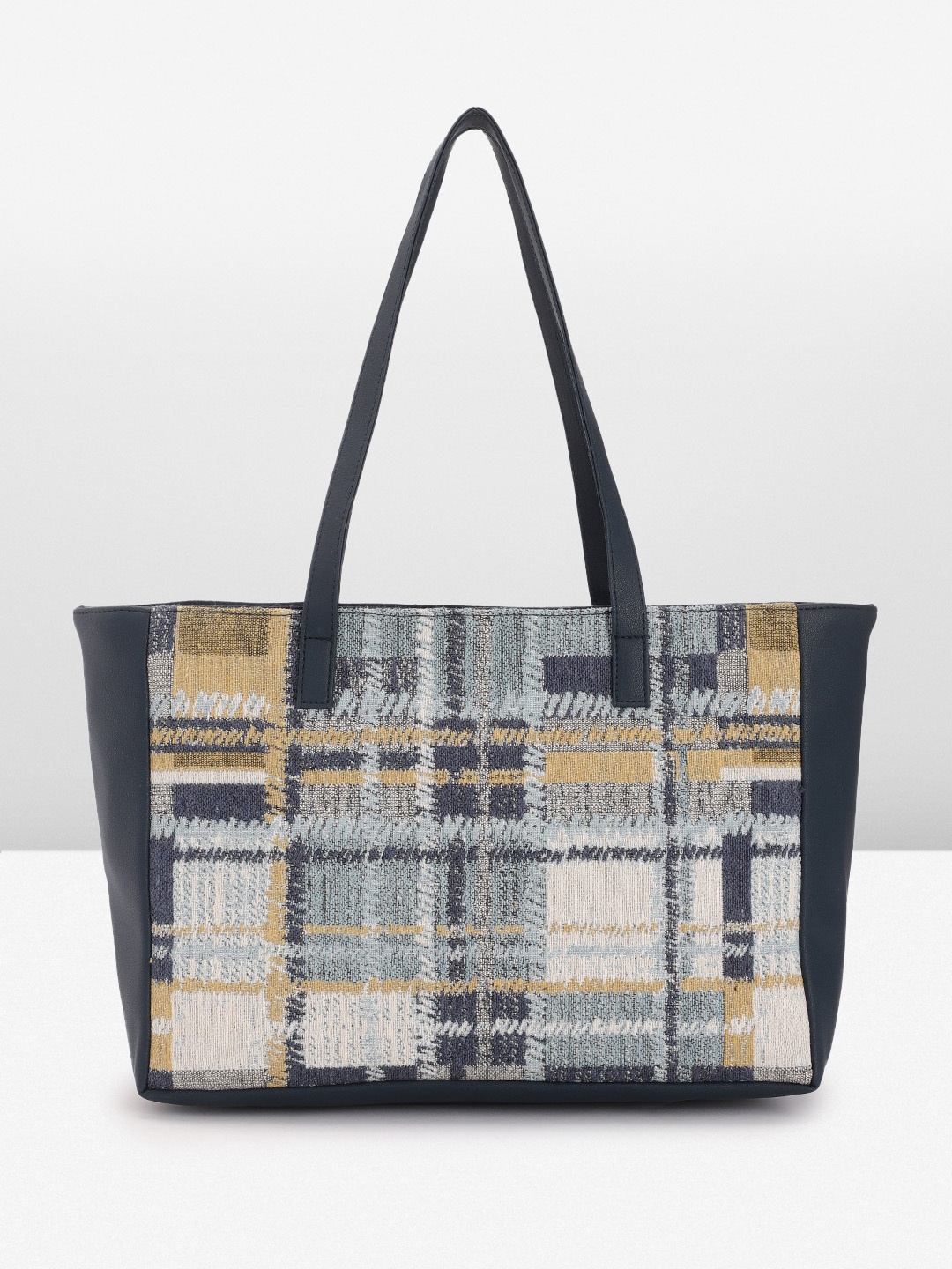 

Mast & Harbour Checked Oversized Shopper Tote Bag, Multi