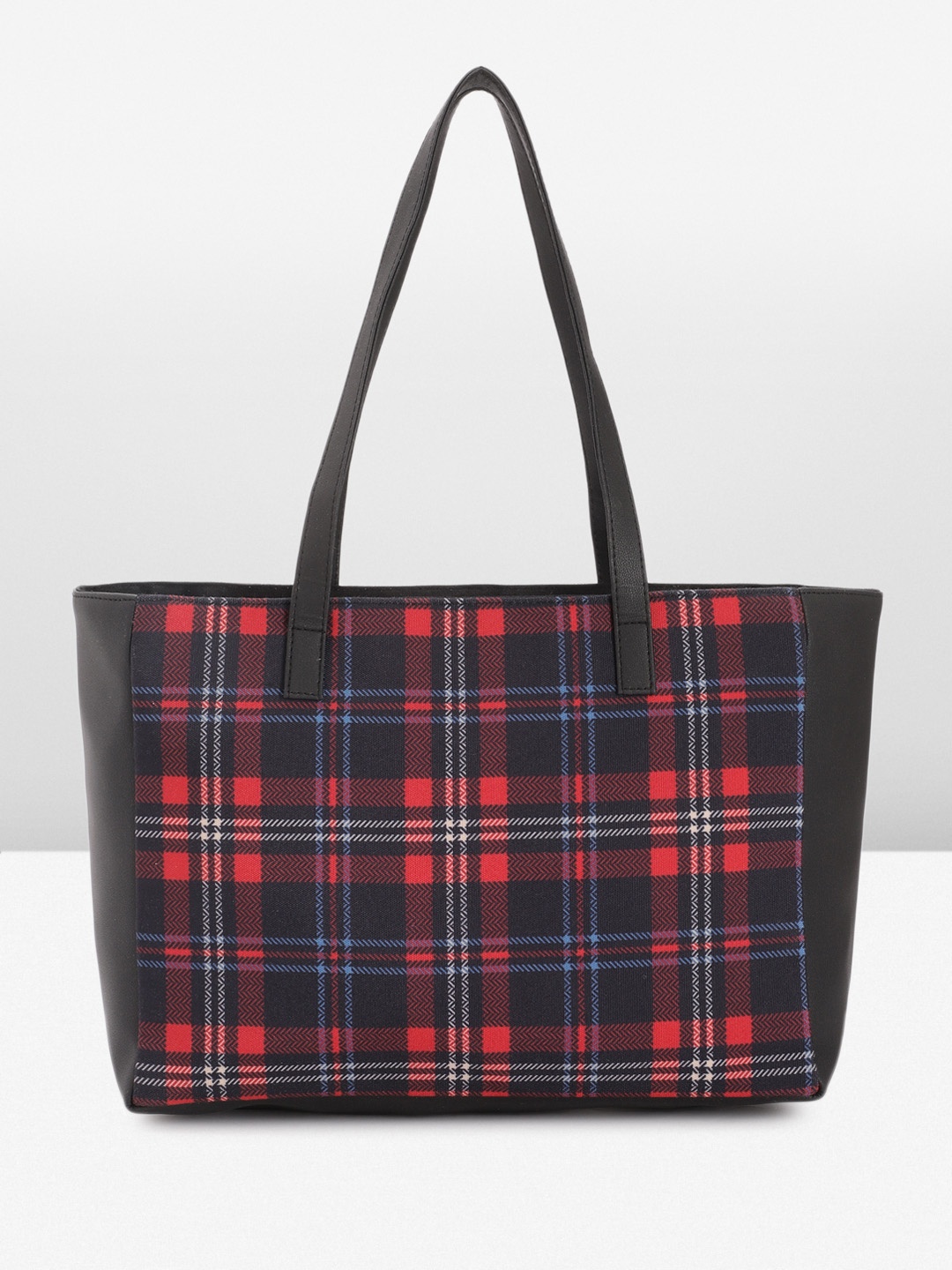 

Mast & Harbour Checked Oversized Shopper Tote Bag, Multi