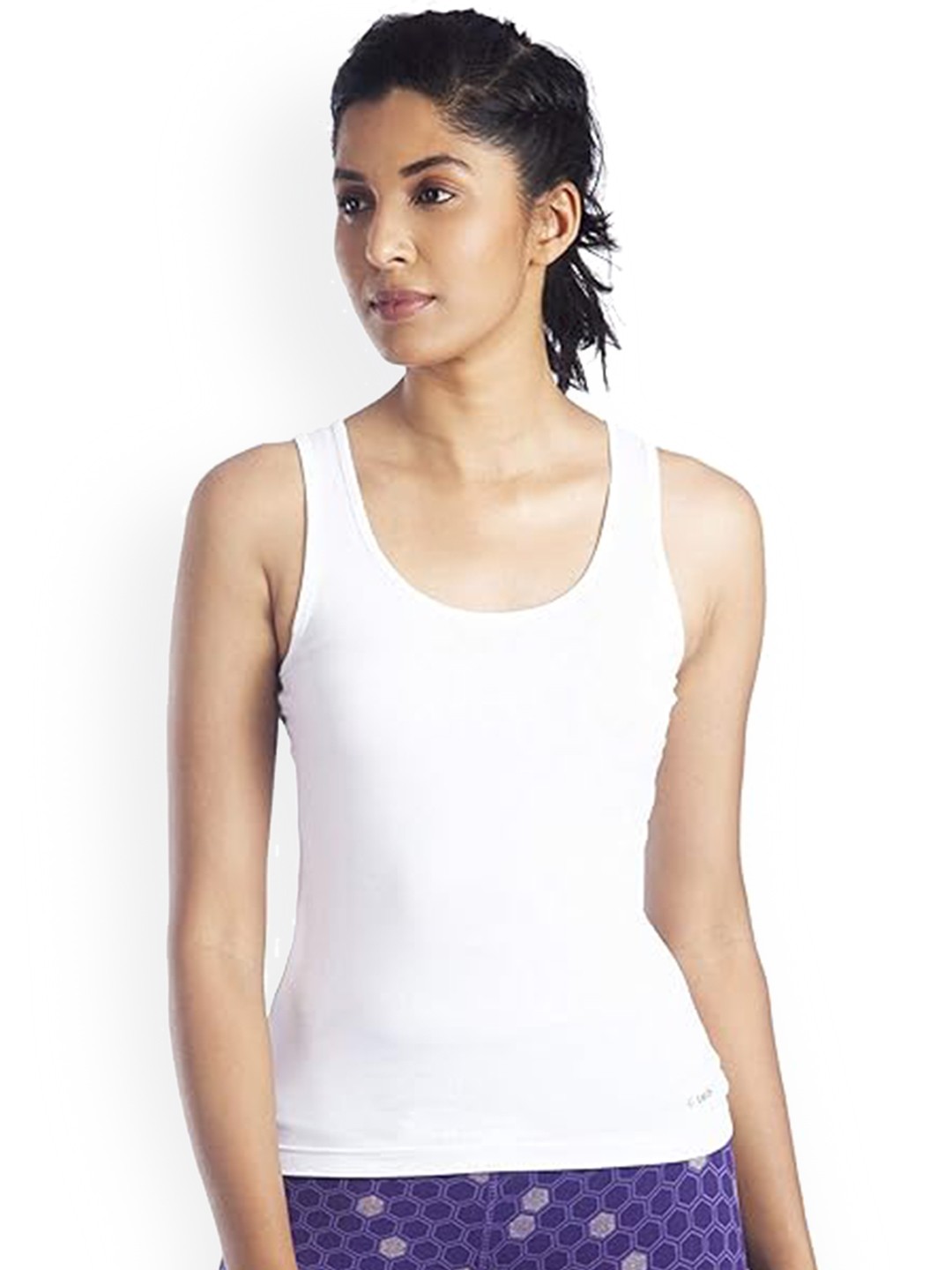 

LAVOS Cotton Anti-Microbial Camisole, White