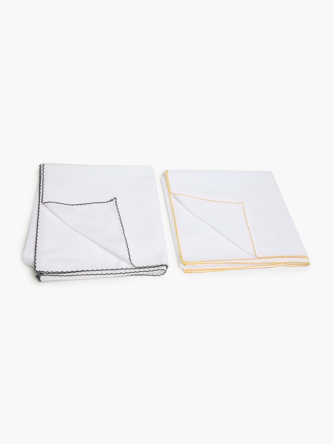 

BAESD White & Black 2 Pieces 150 GSM Cotton Double Bed Blanket