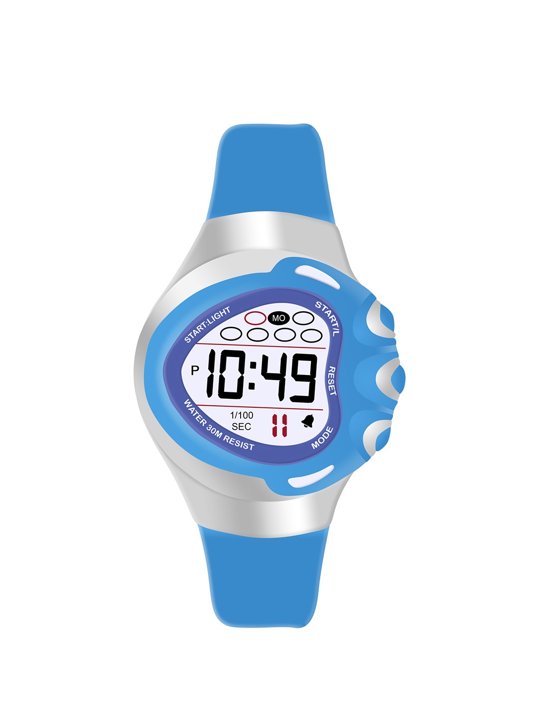 

Spiky Kids Printed Dial & Wrap Around Straps Digital Watch SPKEVA21_C3_BLU, Blue