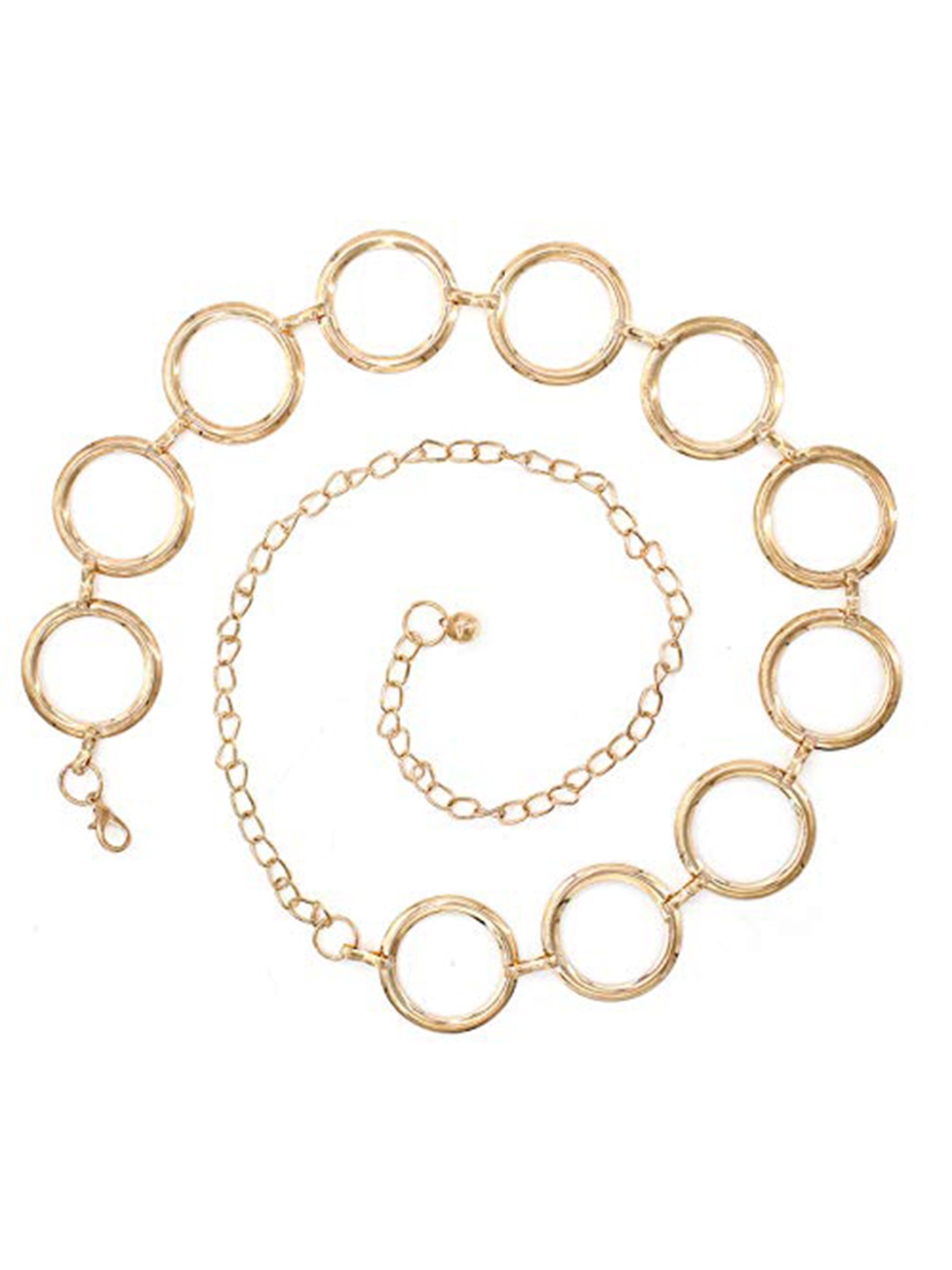 

SYGA Women O Ring Waist Chain Belt, Gold