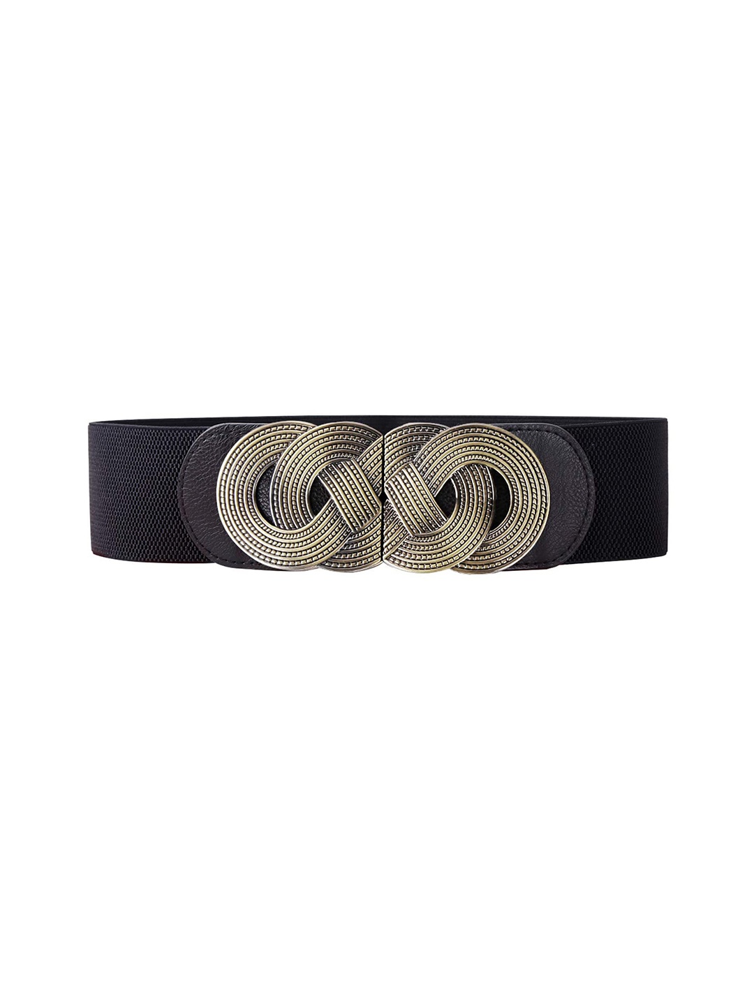 

SYGA Women Stretchable Leather Belt, Black