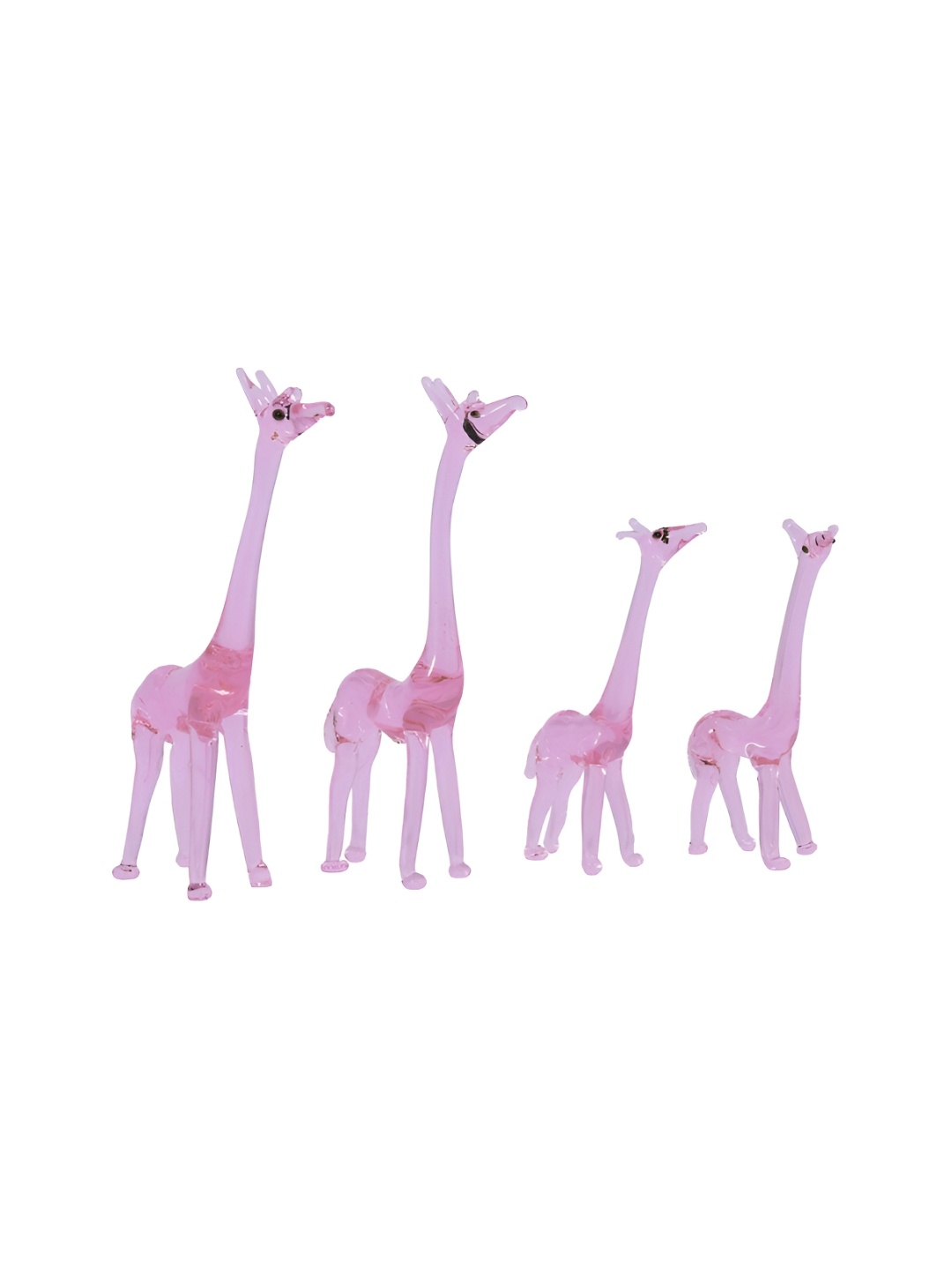 

NMII Pink Giraffe Family Dcor Figurine Showpiece