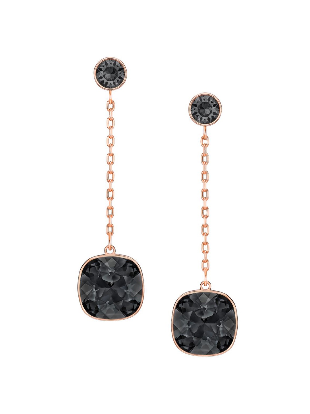 

SWAROVSKI LATTITUDE:PE CHAIN CRY/JET/ROS OU, Rose gold