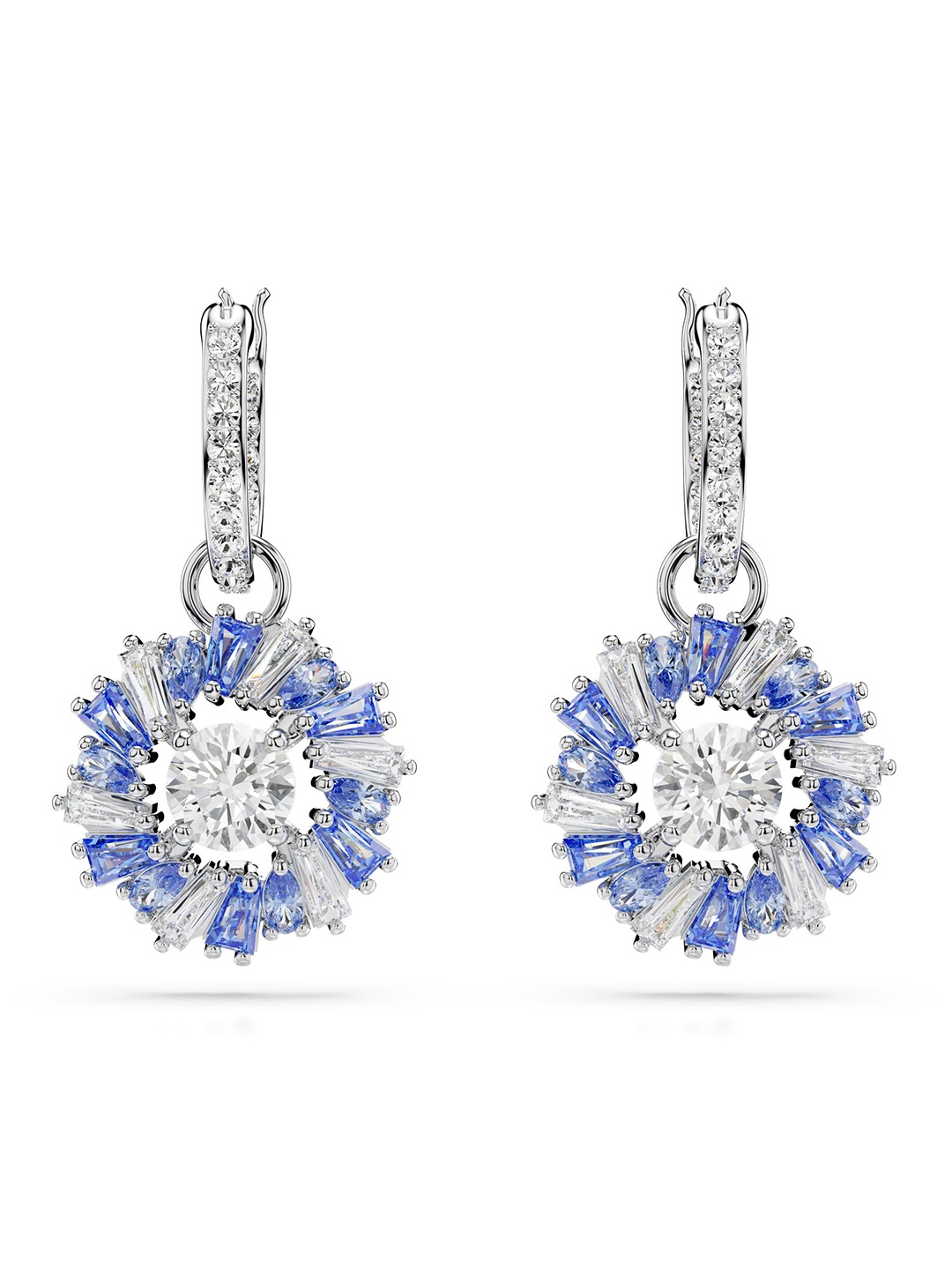 

SWAROVSKI IDYLLIA E:PE MN HOOP BLU/RHS, Silver