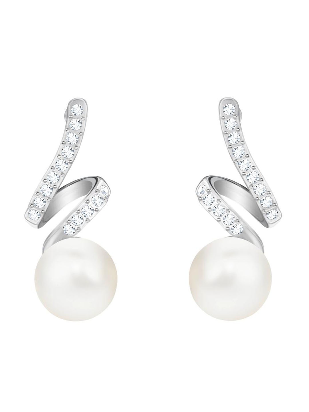 

SWAROVSKI GABRIELLA:PE PRL CRYWHITE/RHS OU, Silver