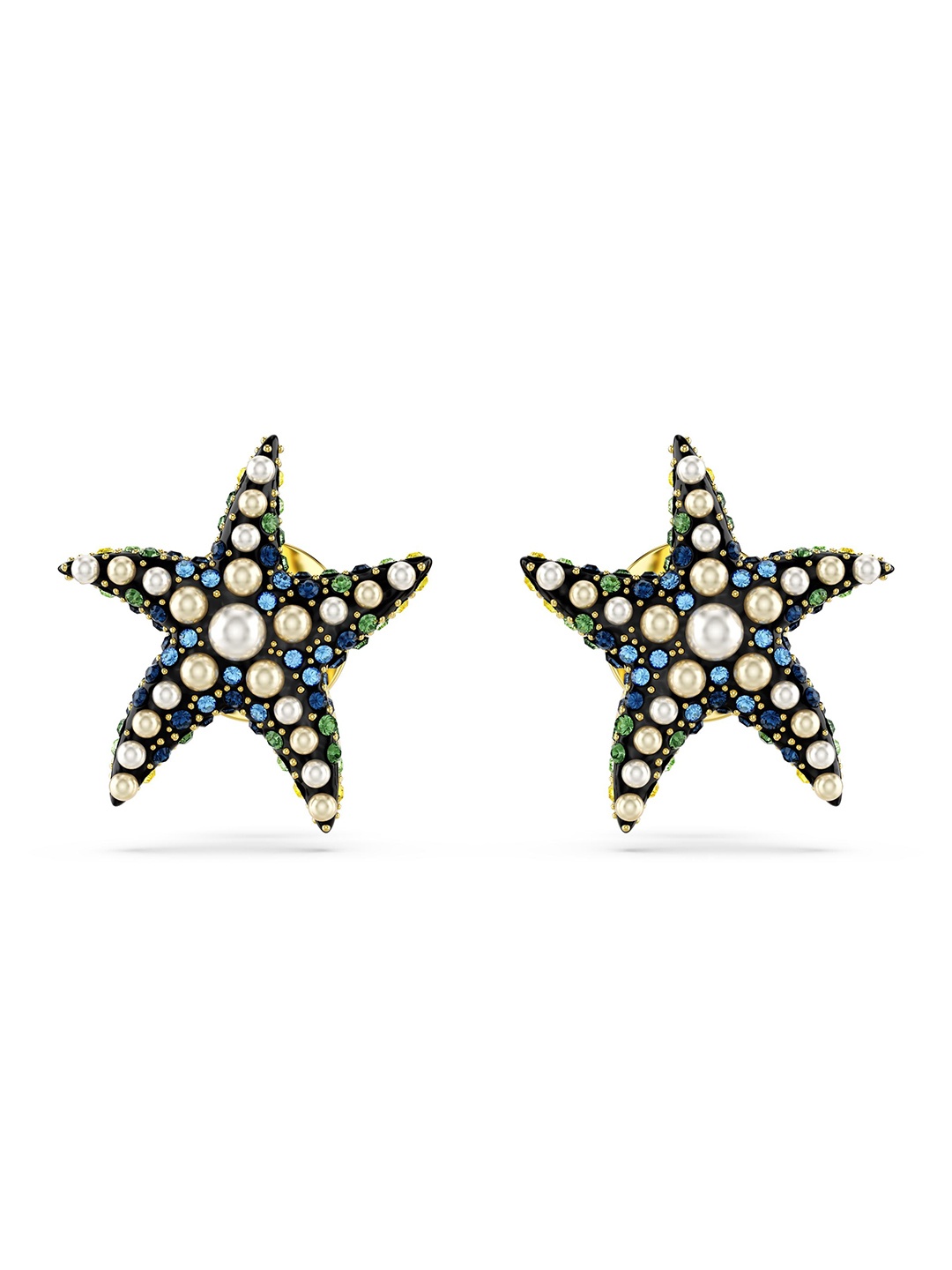 

SWAROVSKI IDYLLIA F:PE STUD STARFISH S MUL/GOS, Gold