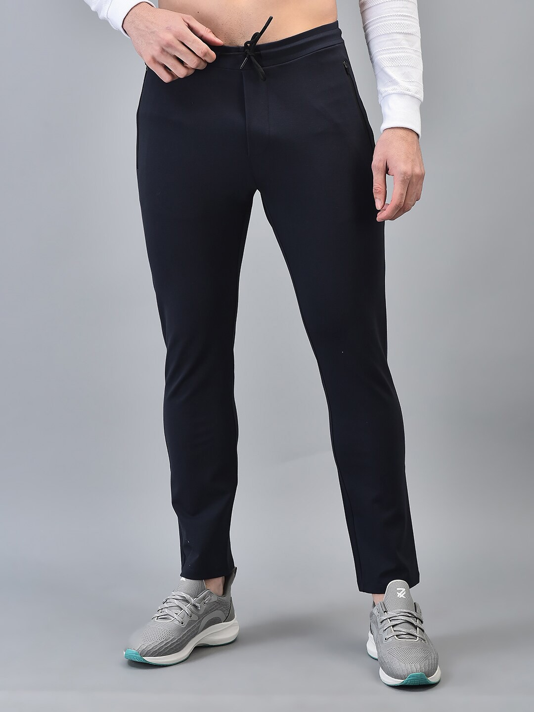 

CANOE Men Mid-Rise Track Pants, Navy blue