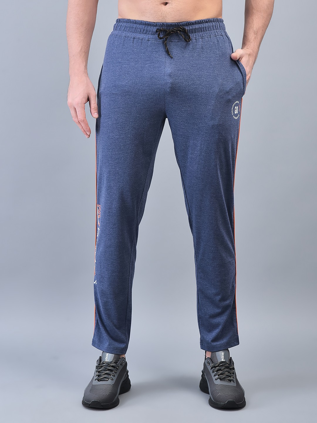 

CANOE Men Mid-Rise Track Pants, Navy blue