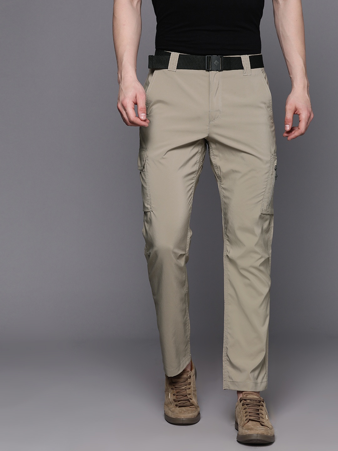 

Columbia Men Silver Ridge Utility Trekking Track Pants with Belt, Beige