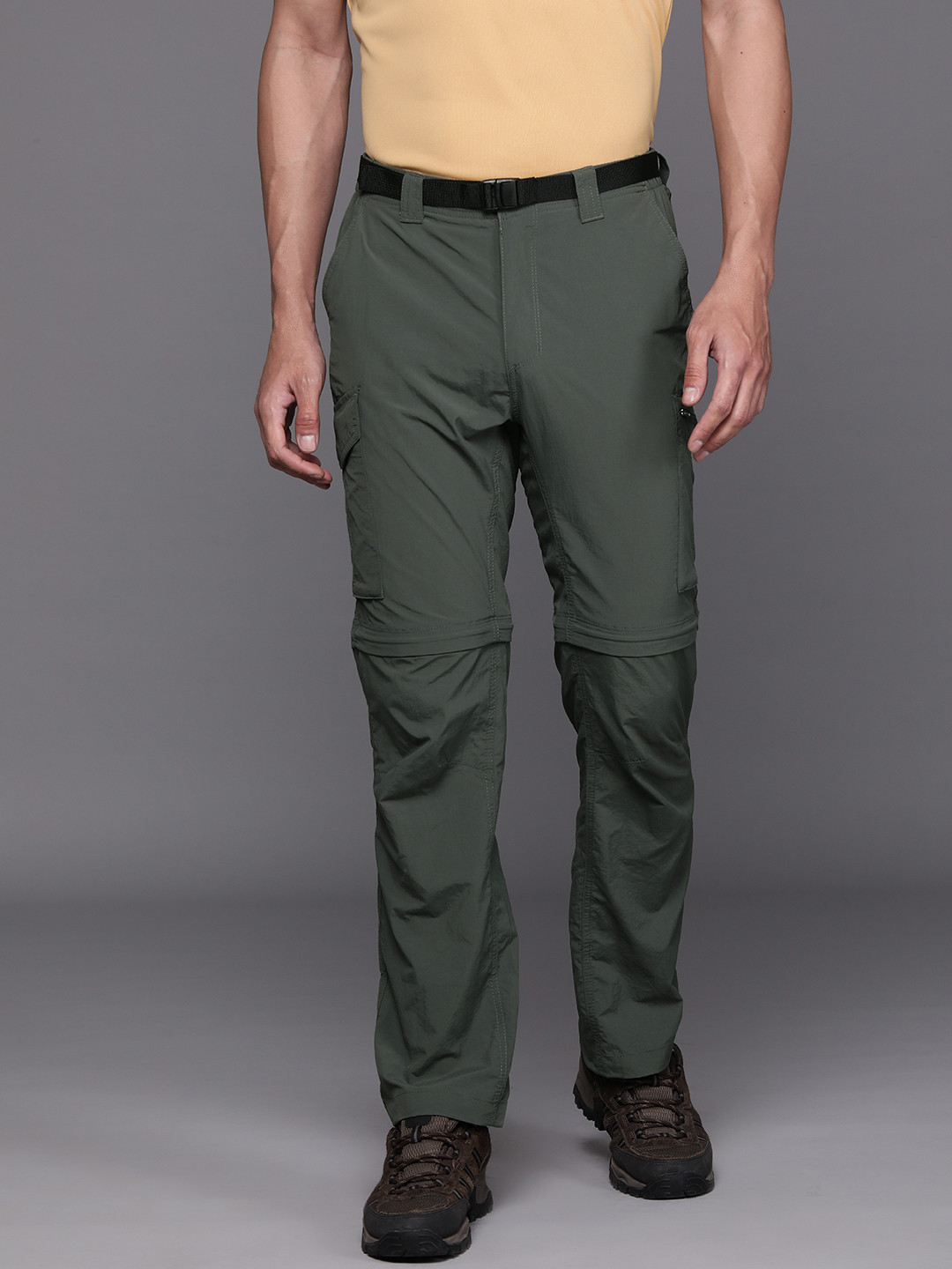 

Columbia Men Silver Ridge Solid Regular Fit Convertible Track Pants, Green