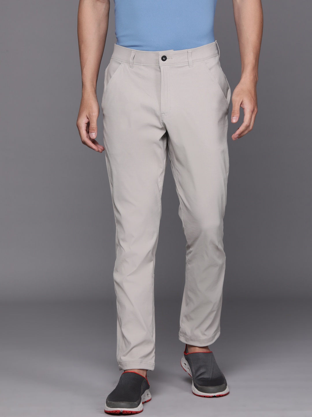 

Columbia Men Mesa Solid Regular Fit Track Pants, Grey