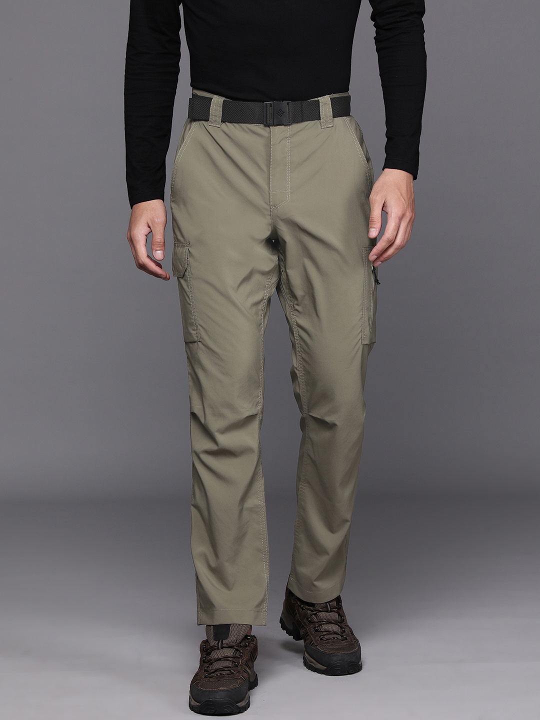 

Columbia Men Silver Ridge Solid Regular Fit Track Pants, Green