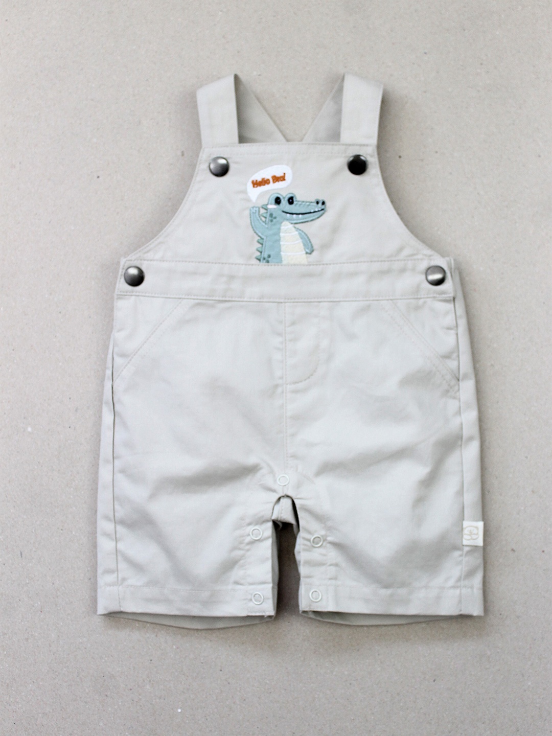 

BAESD Infant Boys Graphic Embroidered Straight Leg Dungaree With T-shirt, Blue