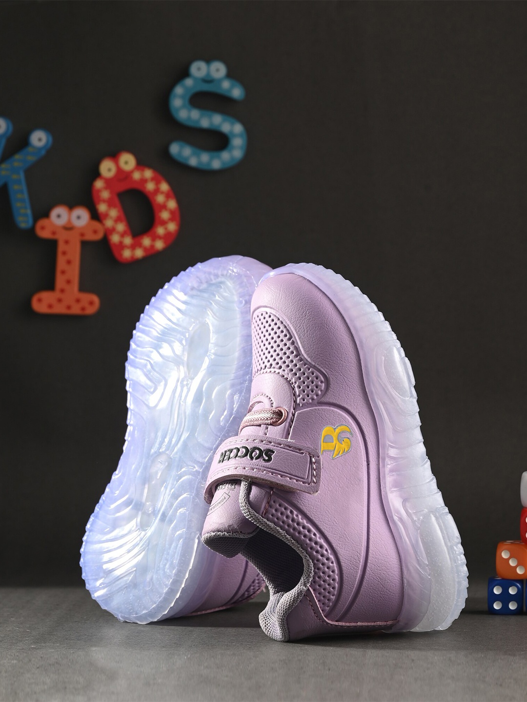 

BIRDE Kids Round Toe Lightweight Sneakers, Purple
