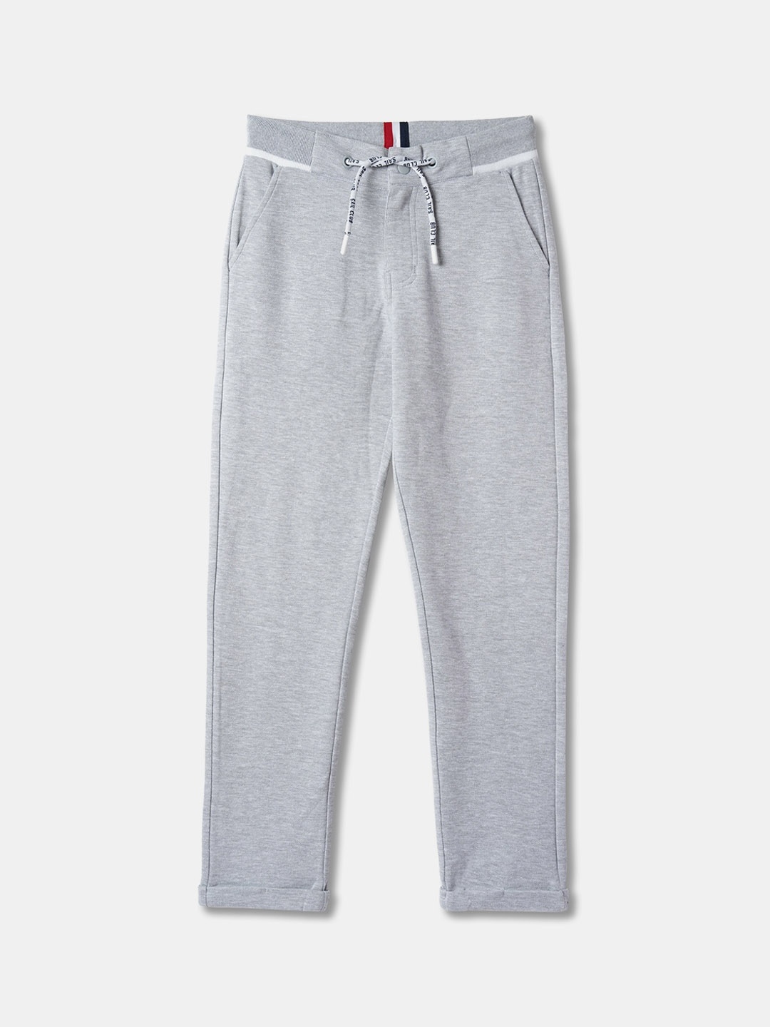 

R&B Boys Relaxed-Fit Cotton Track Pants, Grey