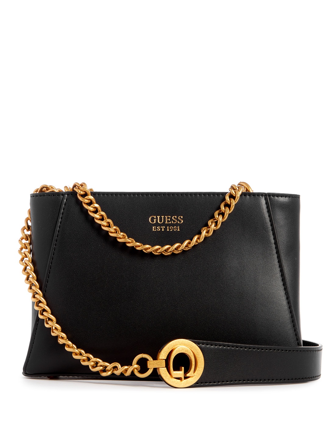 

GUESS Convertible Structured Shoulder Bag, Black