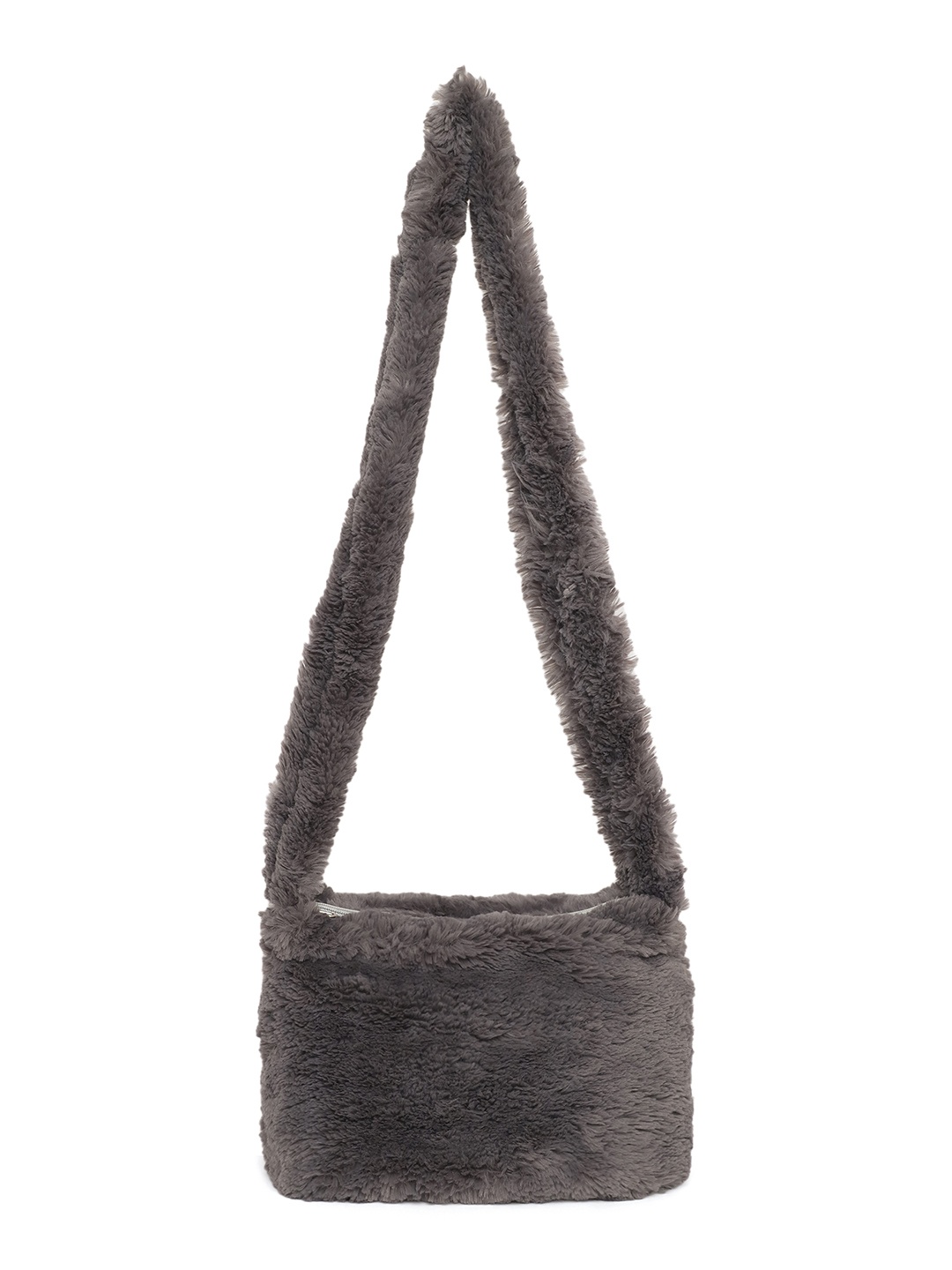 

theRebelinme Textured Sling Bag, Grey