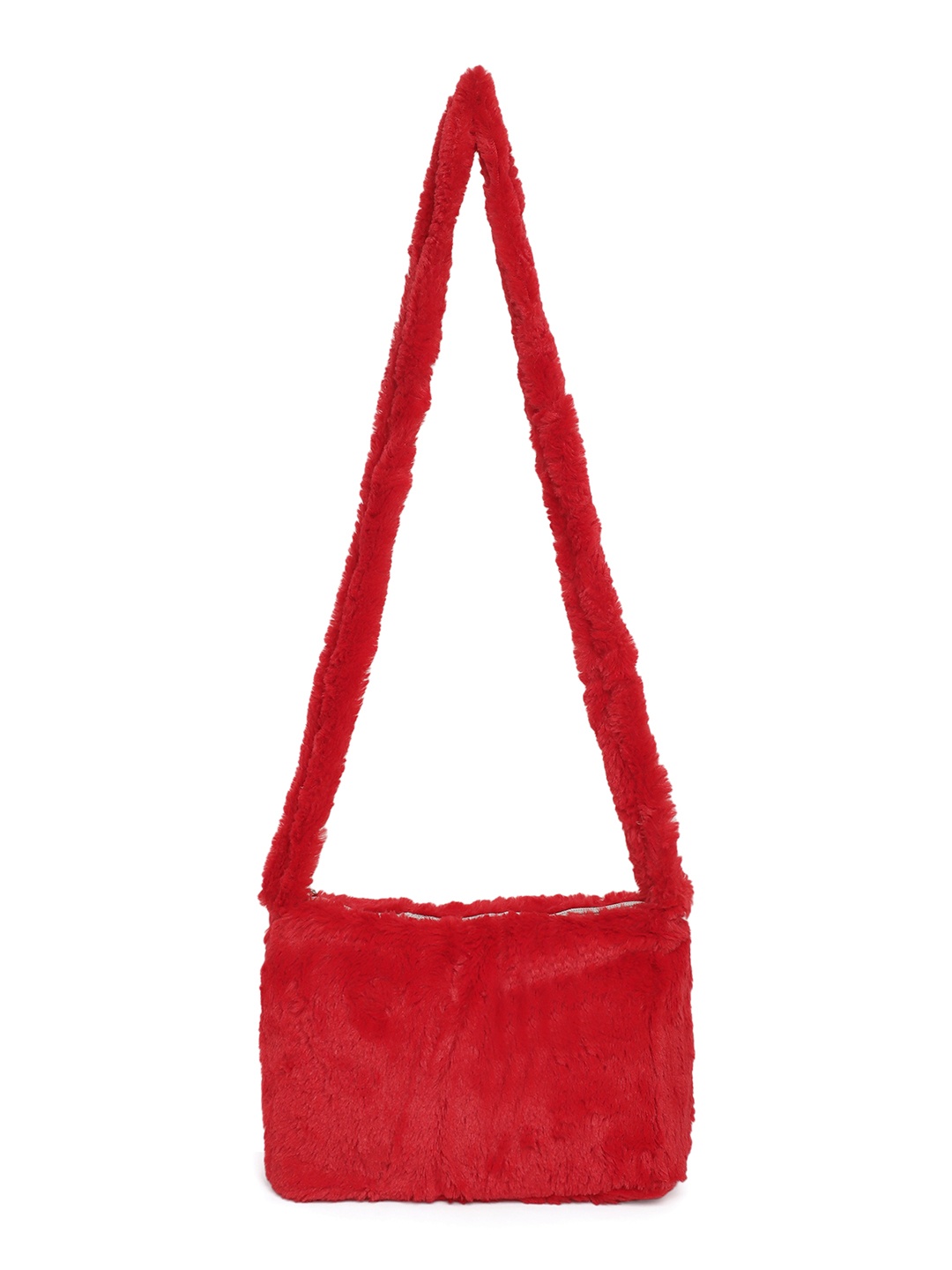 

theRebelinme Structured Sling Bag, Red