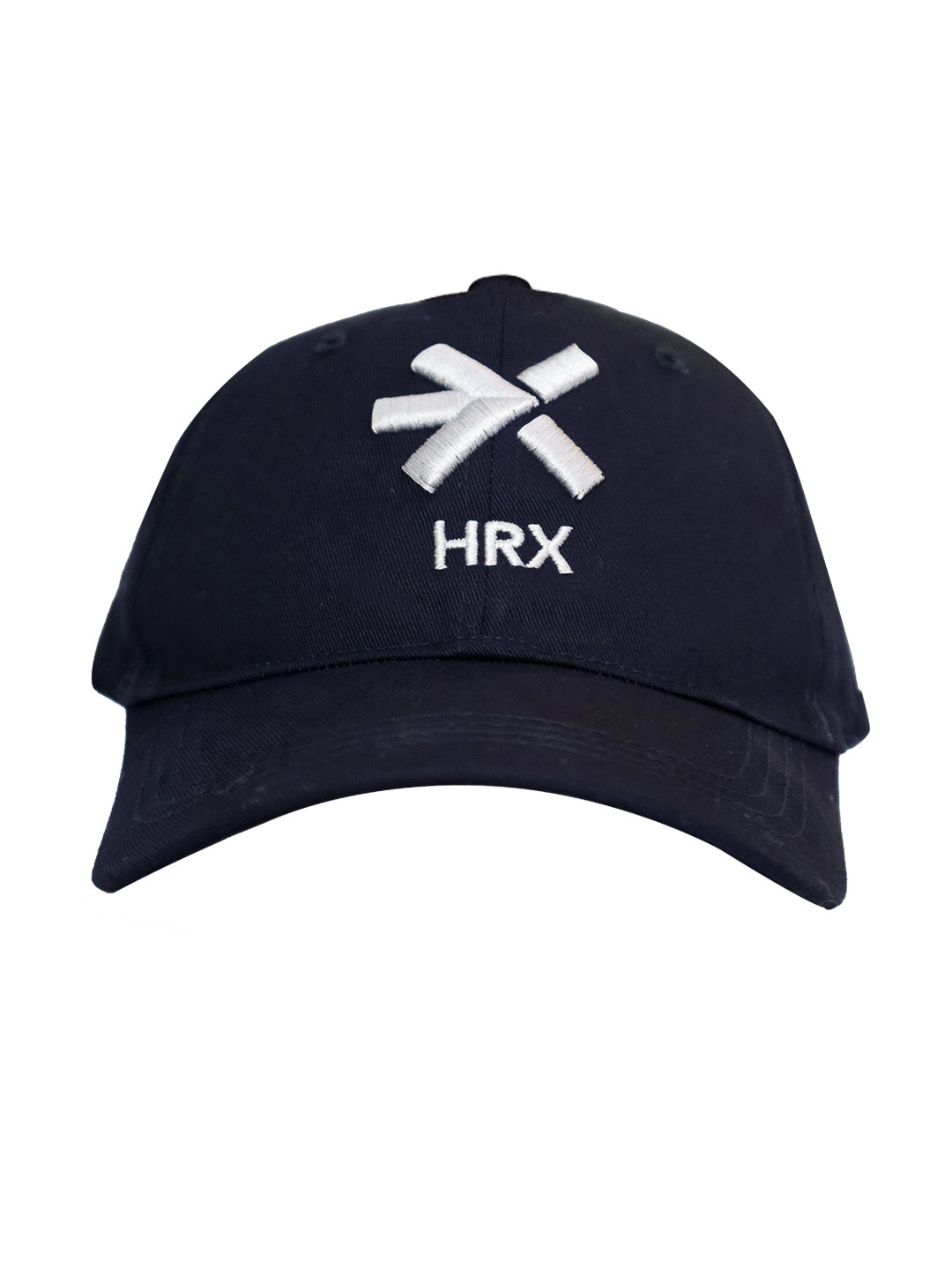 

HRX by Hrithik Roshan Embroidered Cotton Baseball Cap, Navy blue