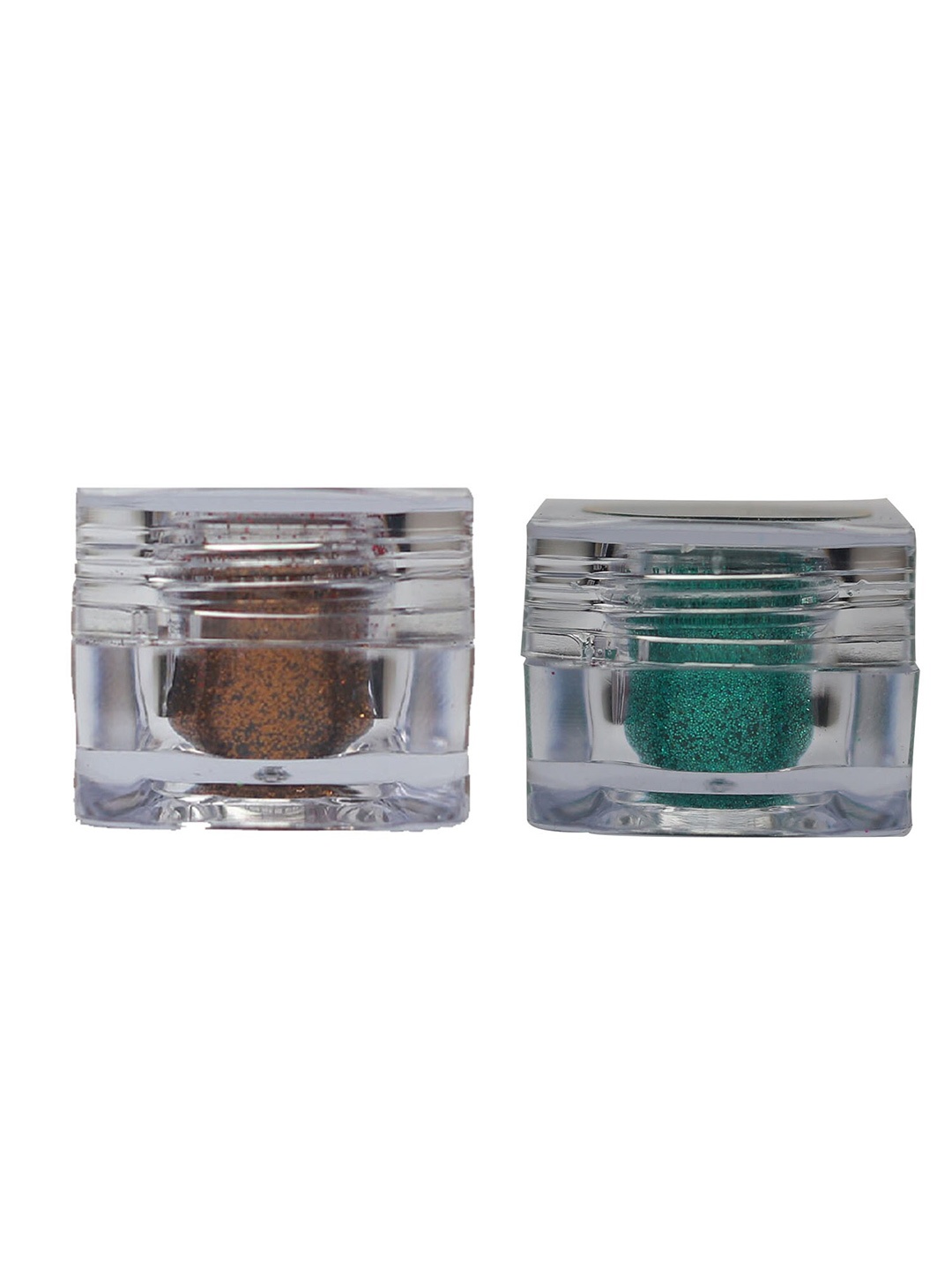 

Veoni BELLE Set of 2 HD Holographic Long Lasting Glitter Eyeshadow 5g each - Shade 13 & 12, Copper