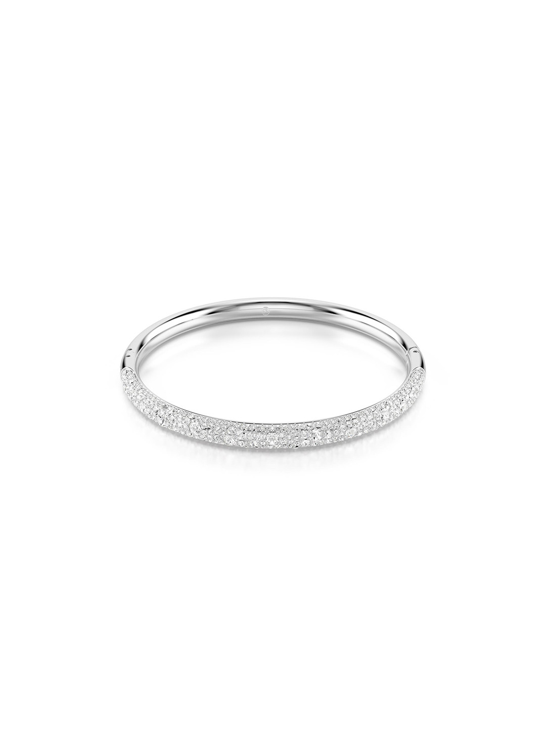 

SWAROVSKI Women Crystals Rhodium-Plated Kada Bracelet, Silver